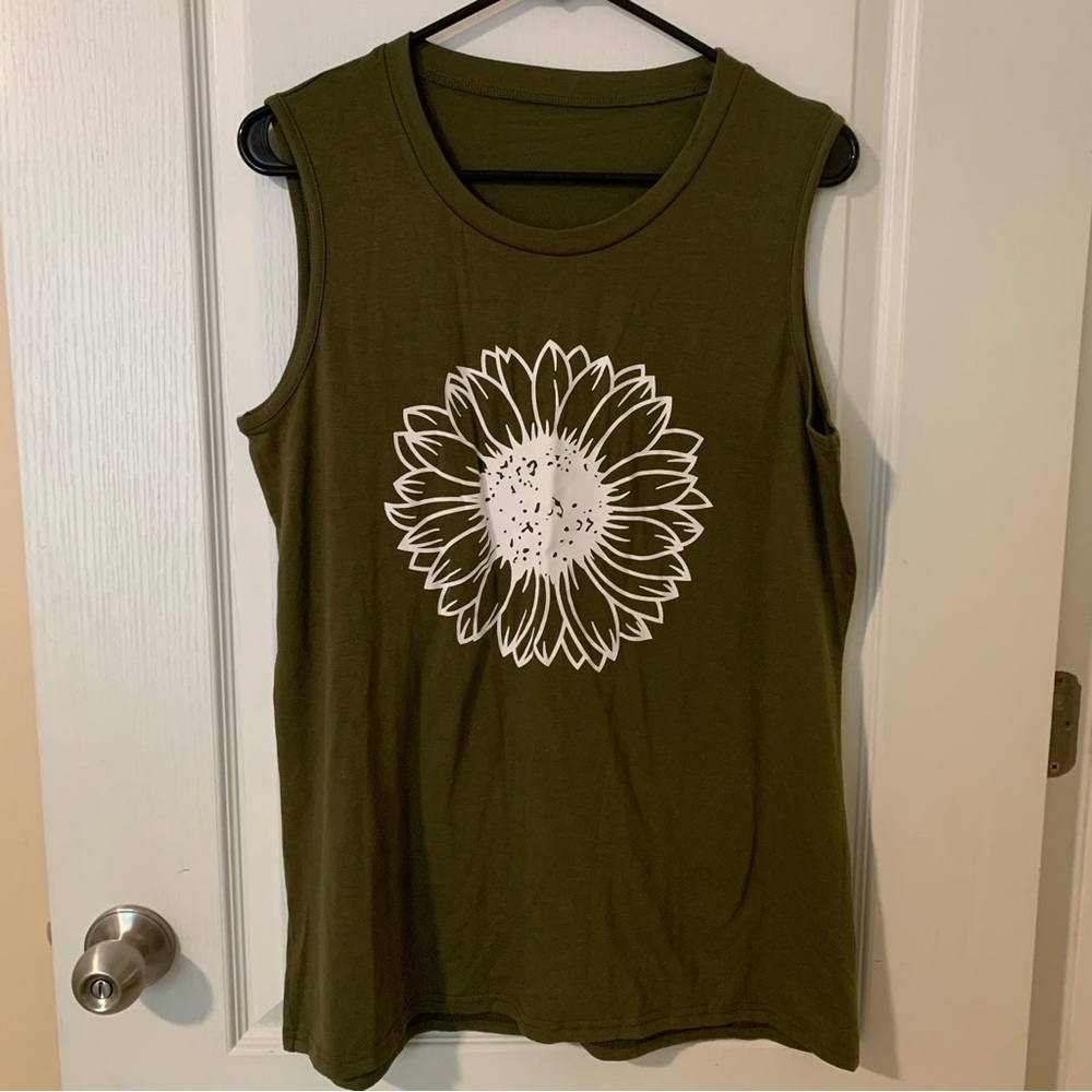 Sunflower tank top